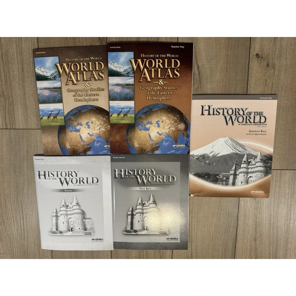 Abeka History of the World In Christians Perspective 7th Grade World Atlas